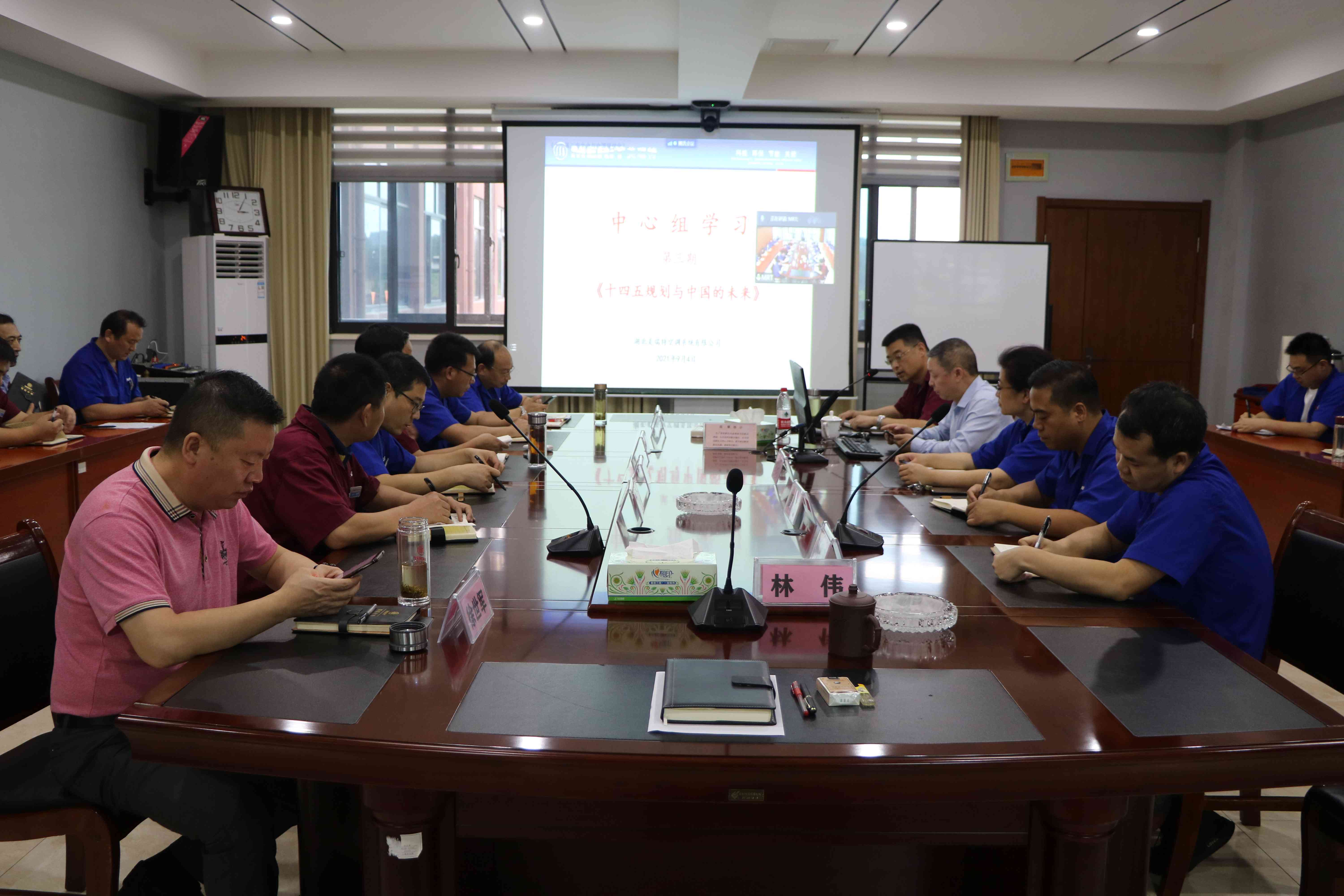 公司開展第三期中心組學習